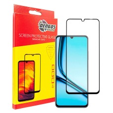 Захисне скло OPPO Realme Note 50, Dengos, Чорний