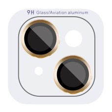 Захисне скло на камеру Apple iPhone 15, iPhone 15 Plus, Metal Classic, Золотий