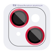 Захисне скло на камеру Apple iPhone 15, iPhone 15 Plus, Metal Classic, Червоний