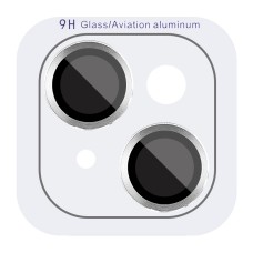 Захисне скло на камеру Apple iPhone 15, iPhone 15 Plus, Metal Classic, Срібний