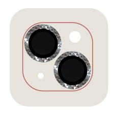 Захисне скло на камеру Apple iPhone 15, iPhone 15 Plus, Metal Shine, Срібний