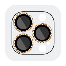 Захисне скло на камеру Apple iPhone 15 Pro, iPhone 15 Pro Max, Metal Shine, Золотий