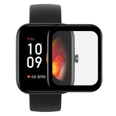 Захисна плівка Xiaomi Amazfit Bip 3, Amazfit Bip 3 Pro, Full Glue, Полімерна, Чорний