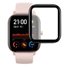 Захисна плівка Xiaomi Amazfit GTS 4, Full Glue, Полімерна, Чорний