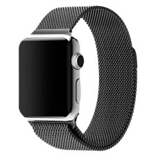 Ремінець Apple Watch 42, Watch 44, Milanese loop, Space Grey, Сірий