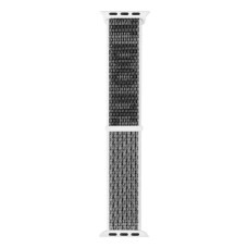 Ремінець Apple Watch 38, Watch 40, Sport Loop Band, Summit White, Чорний
