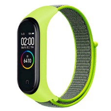 Ремінець Xiaomi Mi Band 3, Mi Band 4, Nylon, Жовтий