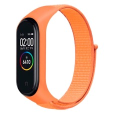 Ремінець Xiaomi Mi Band 3, Mi Band 4, Nylon, Помаранчевий