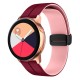 Ремінець універсальний, Silicone MAGNETIC LOCK, Plum-Pink, Бордовий