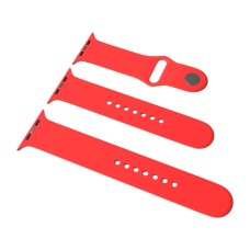 Ремінець Apple Watch 38, Watch 40, Silicone WatchBand, Червоний