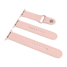 Ремінець Apple Watch 38, Watch 40, Silicone WatchBand, Pink Sand, Рожевий