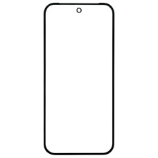 Корпусное стекло дисплея Google Pixel 9, Черный