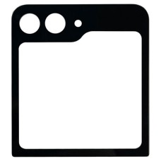 Корпусне скло дисплея Samsung F731 Galaxy Z Flip 5, Чорний