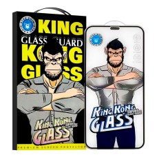Захисне скло Apple iPhone 12, iPhone 12 Pro, King Kong HD, 2.5D, Чорний