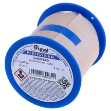 Проволочный припой, 1mm, 500g, без флюса, свинцовый, CYNEL Sn60Pb40-B/T 1.0, 500g