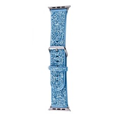 Ремінець Apple Watch 38, Watch 40, Bling World Rock Diamond, Блакитний