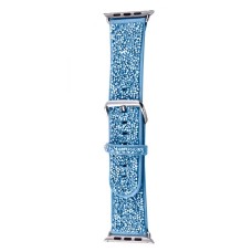 Ремінець Apple Watch 42, Watch 44, Bling World Rock Diamond, Блакитний