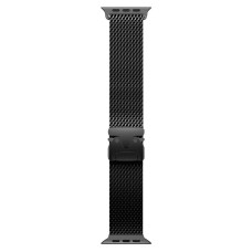 Ремінець Apple Watch 38, Watch 40, Milanese loop Metal Lock, Чорний