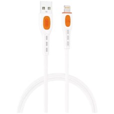 USB кабель XO NB280 Jian Yan Apple iPhone SE 2022, iPhone 14 Pro Max, iPhone 14 Plus, iPhone 14 Pro, iPhone 14, iPhone 13 Pro, iPhone 13 Mini, iPhone 13, iPhone 13 Pro Max, iPhone 12 Mini, iPhone 12 Pro Max, Lightning, 1.0 м., Білий