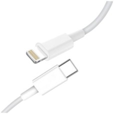 USB кабель SkyDolphin S12L Frost Line Apple iPhone SE 2022, iPhone 14 Pro Max, iPhone 14 Plus, iPhone 14 Pro, iPhone 14, iPhone 13 Pro, iPhone 13 Mini, iPhone 13, iPhone 13 Pro Max, iPhone 12 Mini, iPhone 12 Pro Max, Lightning, 1.0 м., Білий