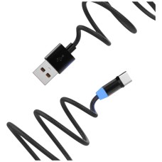 USB кабель SkyDolphin S59KIT Magnetic Apple iPhone SE 2022, iPhone 14 Pro Max, iPhone 14 Plus, iPhone 14 Pro, iPhone 14, iPhone 13 Pro, iPhone 13 Mini, iPhone 13, iPhone 13 Pro Max, iPhone 12 Mini, MicroUSB, Type-C, Lightning, 1.0 м., Чорний