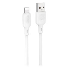 USB кабель Borofone BX113 Apple iPhone SE 2022, iPhone 14 Pro Max, iPhone 14 Plus, iPhone 14 Pro, iPhone 14, iPhone 13 Pro, iPhone 13 Mini, iPhone 13, iPhone 13 Pro Max, iPhone 12 Mini, iPhone 12 Pro Max, iPhone 12 Pro, Lightning, 1.0 м., Белый