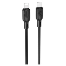 USB кабель Borofone BX113 Apple iPhone SE 2022, iPhone 14 Pro Max, iPhone 14 Plus, iPhone 14 Pro, iPhone 14, iPhone 13 Pro, iPhone 13 Mini, iPhone 13, iPhone 13 Pro Max, iPhone 12 Mini, iPhone 12 Pro Max, Lightning, 1.0 м., Черный
