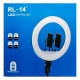Кольцевая лампа Fill Light RL-14, Черный