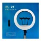 Кільцева лампа Fill Light RL-21, Чорний