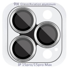 Захисне скло на камеру Apple iPhone 15 Pro, iPhone 15 Pro Max, Metal Classic, Срібний