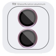 Захисне скло на камеру Apple iPhone 16, iPhone 16 Plus, Metal Classic, Рожевий