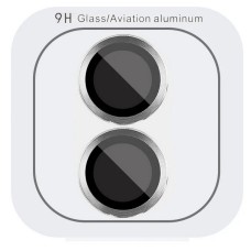 Захисне скло на камеру Apple iPhone 16, iPhone 16 Plus, Metal Classic, Срібний