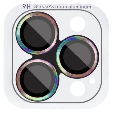 Захисне скло на камеру Apple iPhone 16 Pro, iPhone 16 Pro Max, Metal Classic, Rainbow, Бузковий