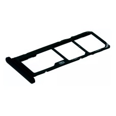 Слот SIM-карти (лоток) Nokia C21 Plus, з роз'ємом карти пам'яті, Чорний
