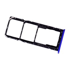 Слот SIM-карти (лоток) Tecno Spark 8C, з роз'ємом карти пам'яті, Синій