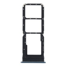 Слот SIM-карти (лоток) Vivo Y21, Y21S, з роз'ємом карти пам'яті, Чорний