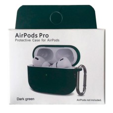 Чохол Apple AirPods Pro, Silicone Classic Case, Dark Green, Зелений