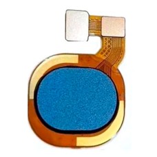Шлейф Tecno Spark 7T, зі сканером відбитка пальця, Синій