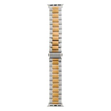 Ремінець Apple Watch 38, Watch 40, Stainless Steel, Silver Gold, Срібний