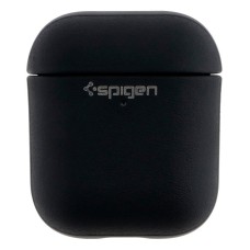 Чехол Apple AirPods, AirPods 2, Spigen Leather Armor, Черный