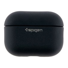 Чохол Apple AirPods Pro, Spigen Leather Armor, Чорний