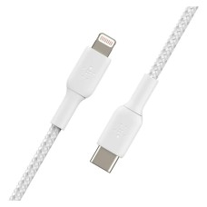 USB кабель Belkin CAA004BT2MWH Apple iPhone SE 2022, iPhone 14 Pro Max, iPhone 14 Plus, iPhone 14 Pro, iPhone 14, iPhone 13 Pro, iPhone 13 Mini, iPhone 13, iPhone 13 Pro Max, iPhone 12 Mini, iPhone 12 Pro Max, Lightning, 2.0 м., Білий