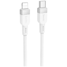USB кабель Hoco X109 Apple iPhone SE 2022, iPhone 14 Pro Max, iPhone 14 Plus, iPhone 14 Pro, iPhone 14, iPhone 13 Pro, iPhone 13 Mini, iPhone 13, iPhone 13 Pro Max, iPhone 12 Mini, iPhone 12 Pro Max, iPhone 12 Pro, Lightning, 1.0 м., Білий