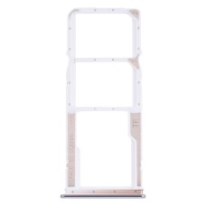 Слот SIM-карти (лоток) Xiaomi Poco M5s, з роз'ємом карти пам'яті, Срібний