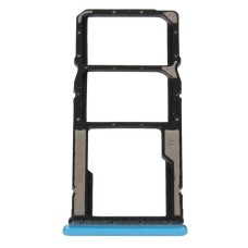 Слот SIM-карти (лоток) Xiaomi Redmi 10a, з роз'ємом карти пам'яті, Синій