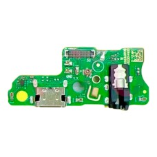 Нижня плата ZTE Blade A55, з роз'ємом зарядки, з роз'ємом навушників