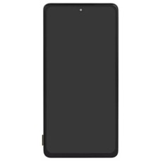 Дисплей Samsung M556 Galaxy M55 5G, (High quality), з сенсором, з рамкою, Чорний