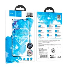 Захисне скло Apple iPhone 16 Pro Max, Hoco, 9D, Чорний
