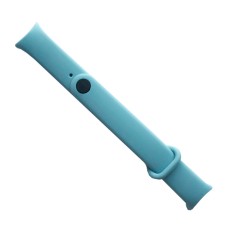 Ремінець Xiaomi Mi Band 8, Mi Band 9, Silicone, White-Blue, Білий