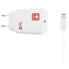 Мережевий зарядний пристрій FLYCDI FA-013 Apple iPhone SE 2022, iPhone 14 Pro Max, iPhone 14 Plus, iPhone 14 Pro, iPhone 14, iPhone 13 Pro, iPhone 13 Mini, iPhone 13, iPhone 13 Pro Max, iPhone 12 Mini, iPhone 12 Pro Max, Type-C, Lightning, з кабелем, 3.0